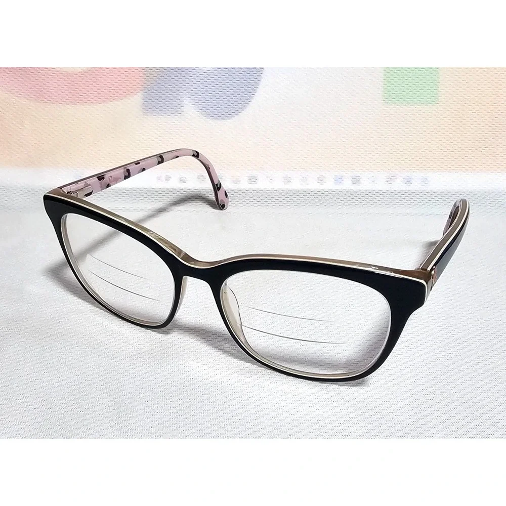 Lilly Pulitzer Navy‎ (NV) & Pink Kimber Women's Plastic Eyeglasses 